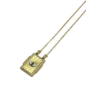 NECKLACE TALISMAN WHITE EYE