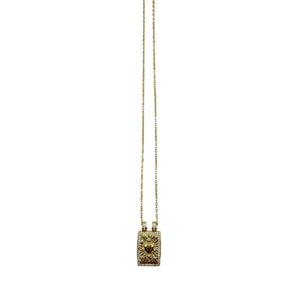 NECKLACE TALISMAN GOLD HEART