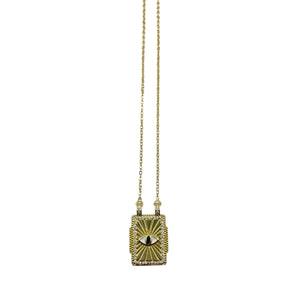 NECKLACE TALISMAN WHITE EYE