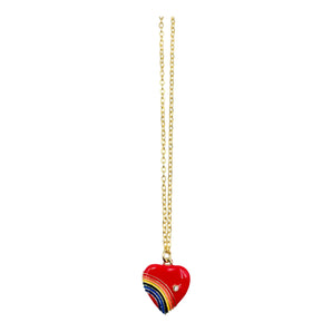 NECKLACE HEARTLOVE RED