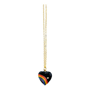 NECKLACE HEARTLOVE BLACK