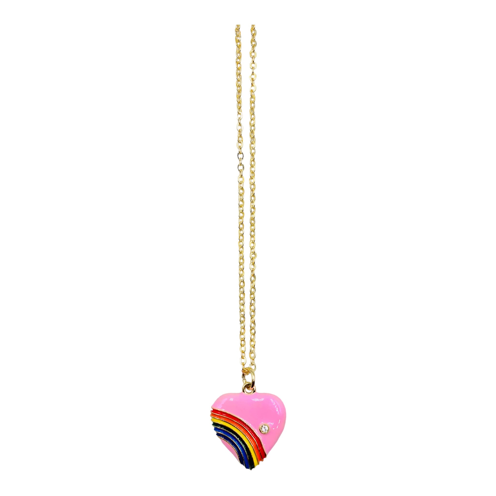 NECKLACE HEARTLOVE PINK