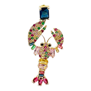 BOUCLES D'OREILLES HOMARD MULTI