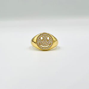 BAGUE SMILEY BLANCHE M