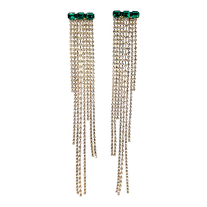 BOUCLES D'OREILLES ABBA VERT