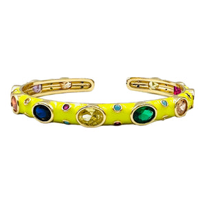 BRACELET BAROQUE YELLOW*