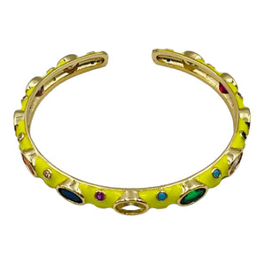 BRACELET BAROQUE YELLOW*